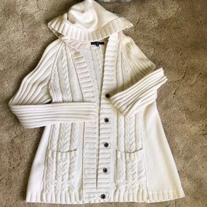 GAP Hooded, Button up cardigan with pockets